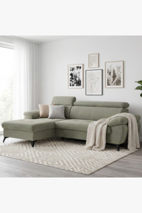 Moderne Eckcouchgarnitur Stoff Miracle Turtle mit